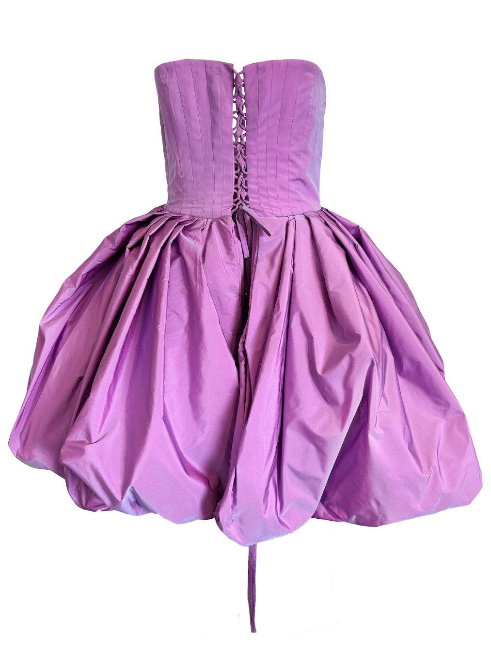 LAVENDER BALLON CORSET DRESS