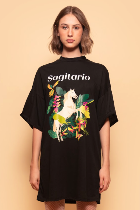 SAGITARIO T-SHIRT DRESS