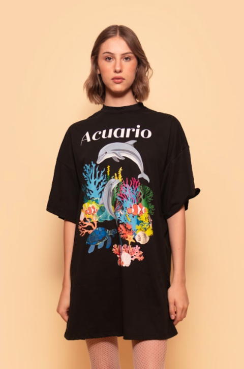 ACUARIO T-SHIRT DRESS