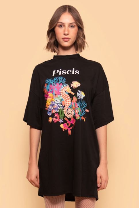 PISCIS T-SHIRT DRESS
