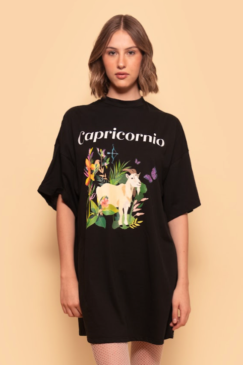 CAPRICORNIO T-SHIRT DRESS