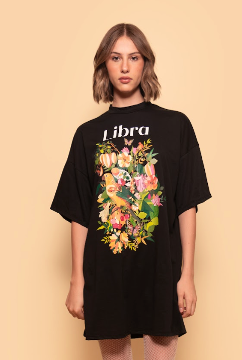 LIBRA T-SHIRT DRESS