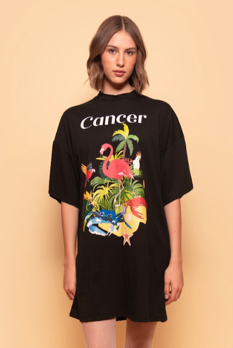 CANCER T-SHIRT DRESS