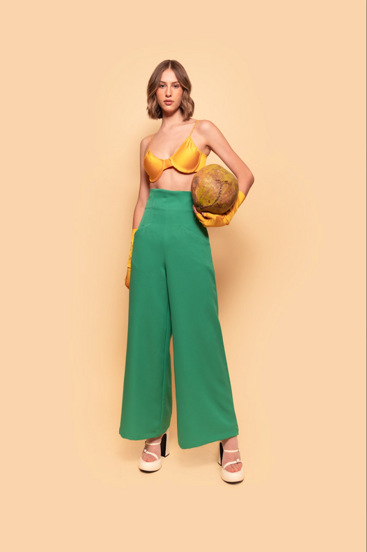 ADRIENNE PANTS BRASILIA GREEN